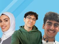 From left to right: Shaikhah Mohammed, Abduallah Al Ali, and Mohamed Dashti