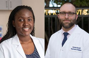 Drs. Damali Nakitende and Courtney Paul